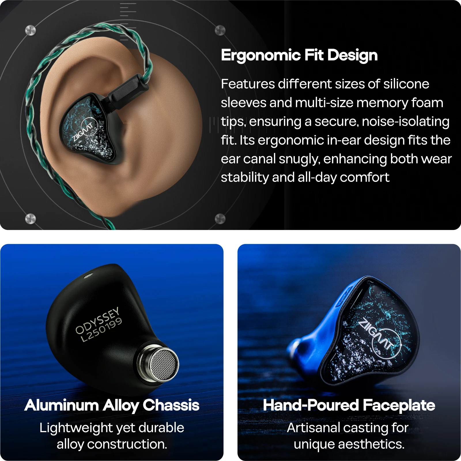 Linsoul ZiiGaat x Hangout.Audio: Odyssey 2 1DD + 3BA Hybrid IEM