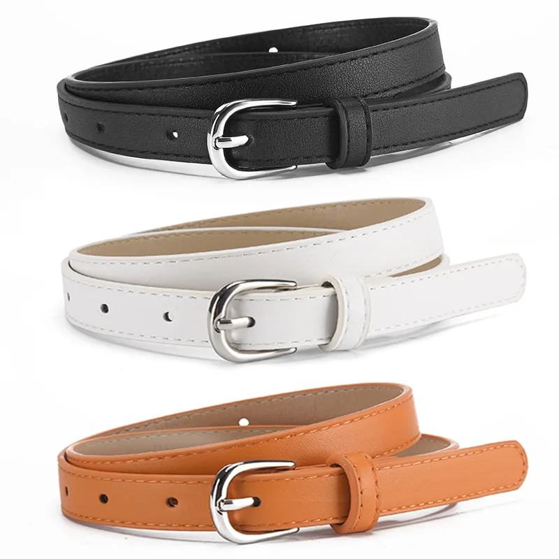 1 Piece Children Belts New Imitation Faux leather Simple Alloy Needle Buckle Design For Kids Girls Dress Jean Pants Waistband