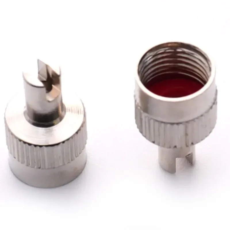 Copper Slotted Head Tire Valve Stem Caps with Core Remover Tool (10/40pcs) - Premium Air Valve Caps