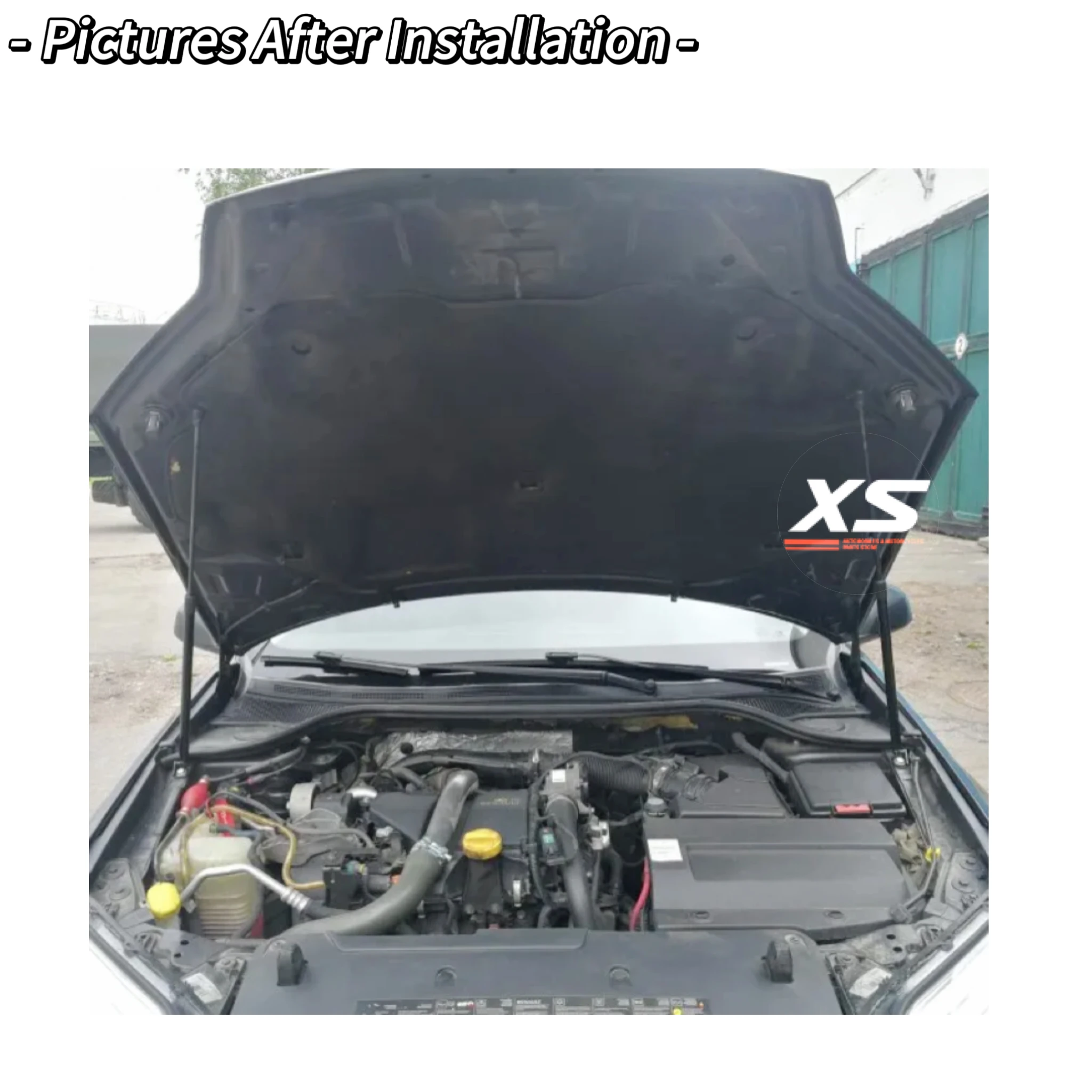 Gas Struts Shock Damper Lift Supports Carbon FIber Prop Rod Piston For Renault Laguna III X91 2007-2015 Front Hood Bonnet