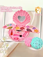 Fashion Kids Dress-Up Toy Set, Multi-Layer Shell Princess Makeup Box - Perfect Birthday & Christmas Gift for Girls 2