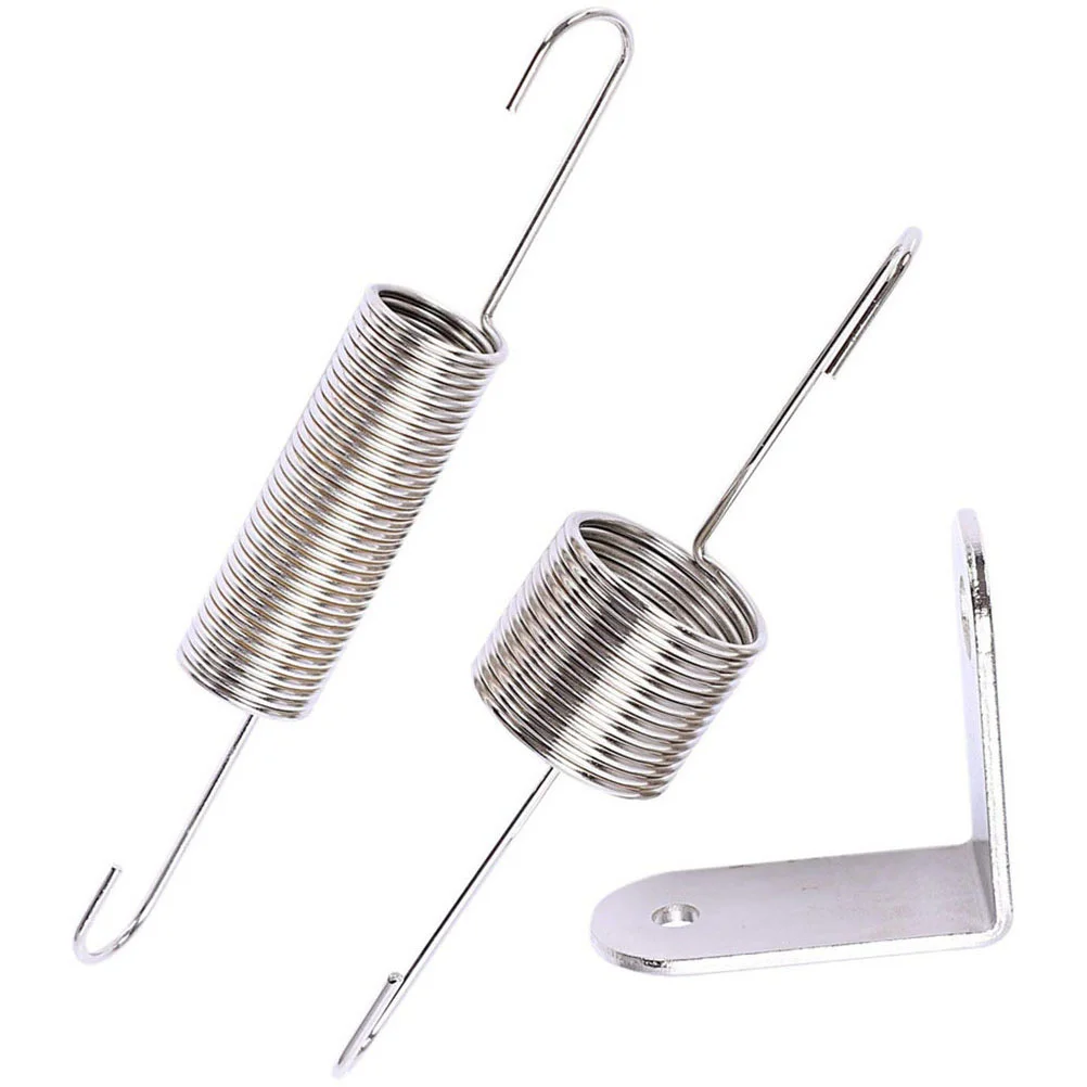 

1 Set Steel Parts Bracket and Dual Springs Chromes Car Throttle Return Spring