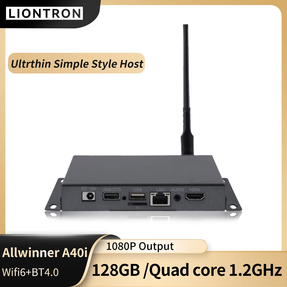 

Liontron Firewall Mini PC DDR4 6 USB HDMI Wifi Bluetooth Industrial Fanless Barebone PC Efficient Cooling