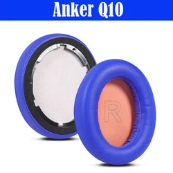 Premium Replacement Protein Ear Pads - Soft Foam Ear Cushions for Enhanced Comfort and Sound Quality (Blue for Q10)