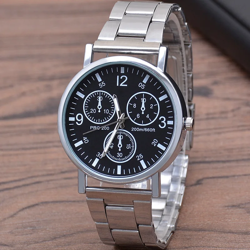 

2023 New Luxury Watch Business 30m Waterproof Male Clock Luminous Date Stainless Steel Quartz Wristwatche Men Watch reloj hombre