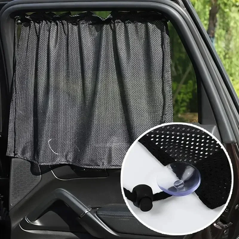 Car Sunshade Curtain Blocks UV Rays Keeps Interior Cool