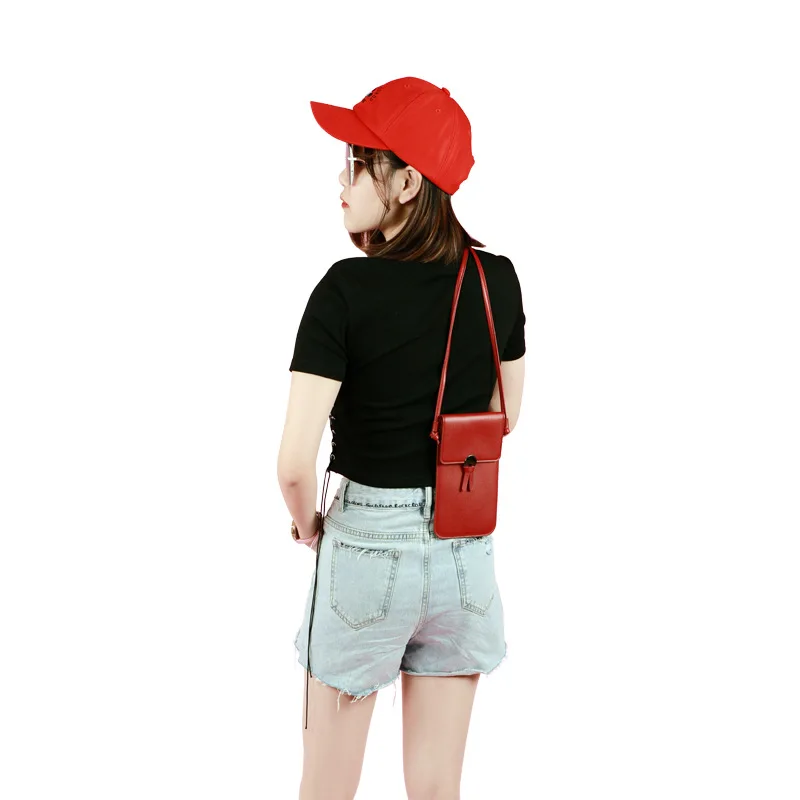 Transparent Touch Screen Retro Simple Mobile Phone Bag Women PU Chain Messenger Bags Small Flap Bag Mini Shoulder crossbody bag,women shoulder bag,women messenger bag