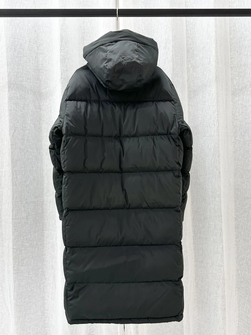 Down jacket long section stand-up collar Slim version adjustable hem design warm and comfortable 2023 winter new 1021