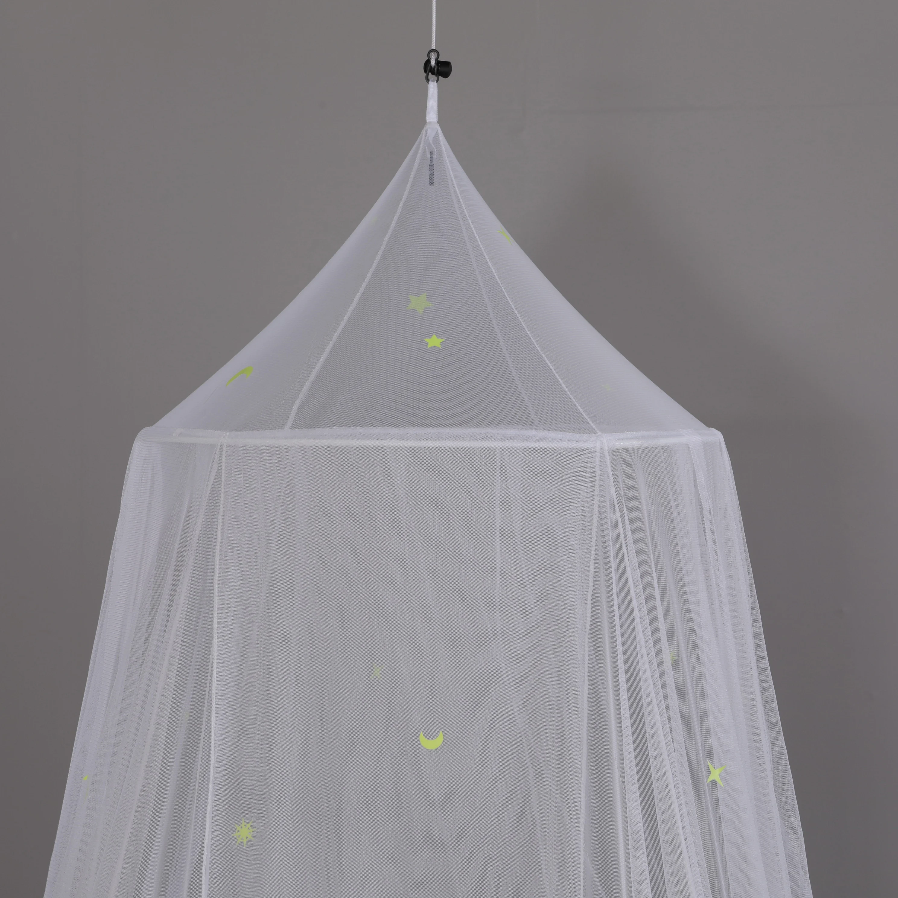Beautiful Fluorescent Stars And Moon Glowing In The Dark Baby Mosquito Net Crib Net