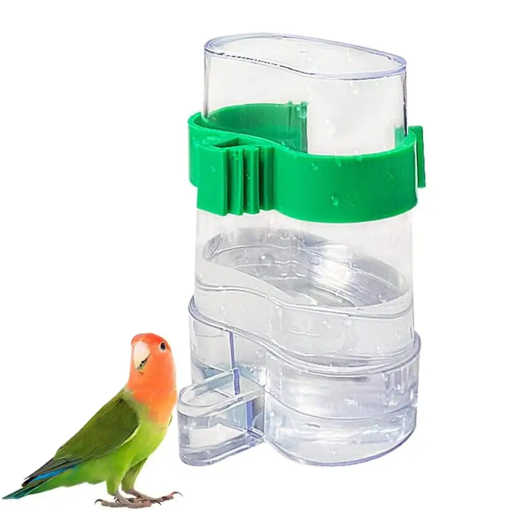 Automatic Bird Feeder Birds Water Feeders Dispenser Automatic Feeder Drinker Hanging Pet Bird Cage Accessories