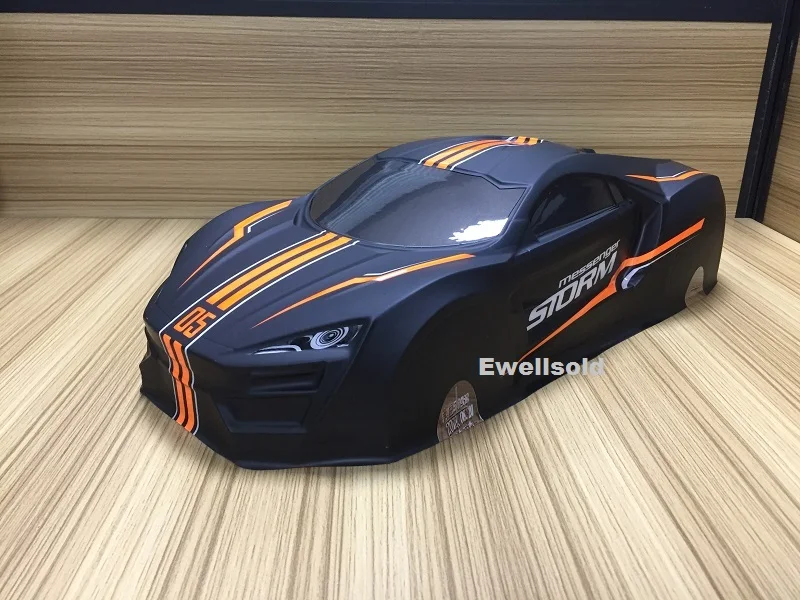 thumbnail image 1 of La carrocería pintada de PVC de 9 estilos más nueva/Accesorios para coches de carreras a la deriva R/C a escala 1/10 con distancia entre ejes de 260 MM y ancho de 190 MM, 1 of 5