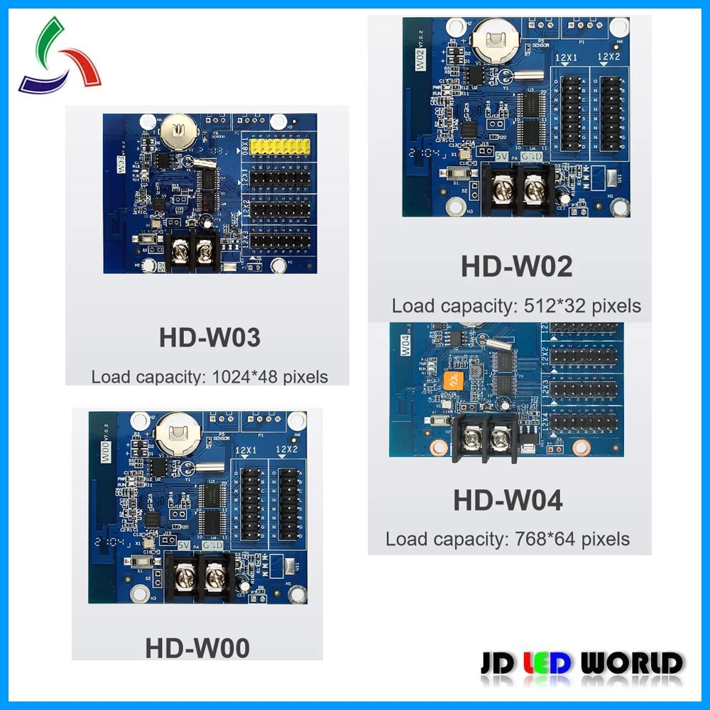 HUIDU W00 W02 W03 W04 WIFI Одноцветный текст прокрутка фотокарты |