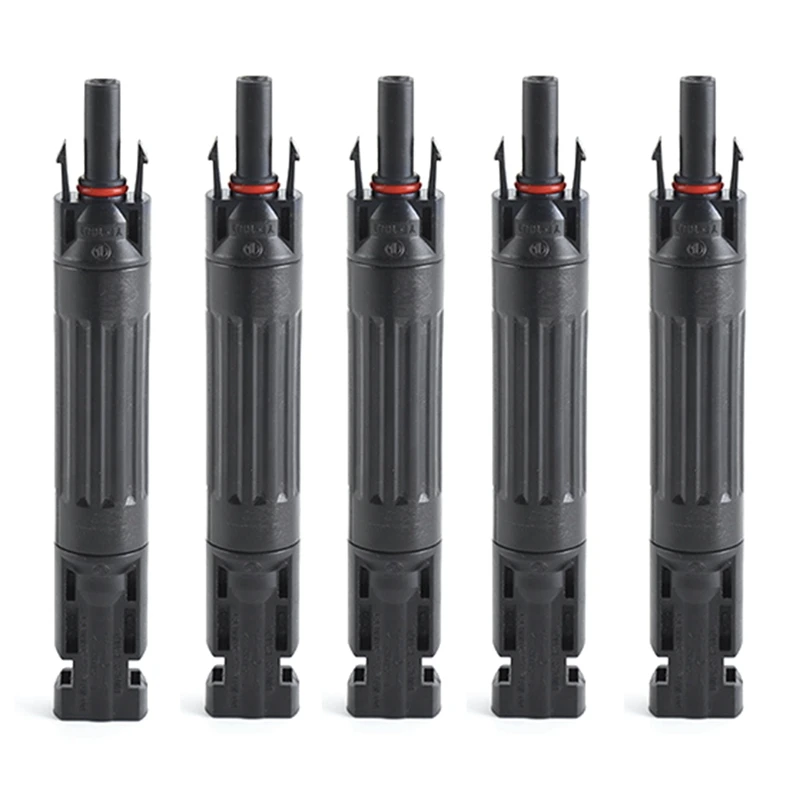 

5Piece Waterproof 1000V In-Line Fuse Holder 20A Male And Female Connector In-Line Fuse Holder