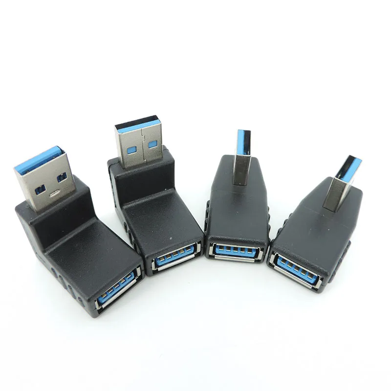 

4 типа, 1 шт., адаптер USB 3,0 для кабеля 90 градусов