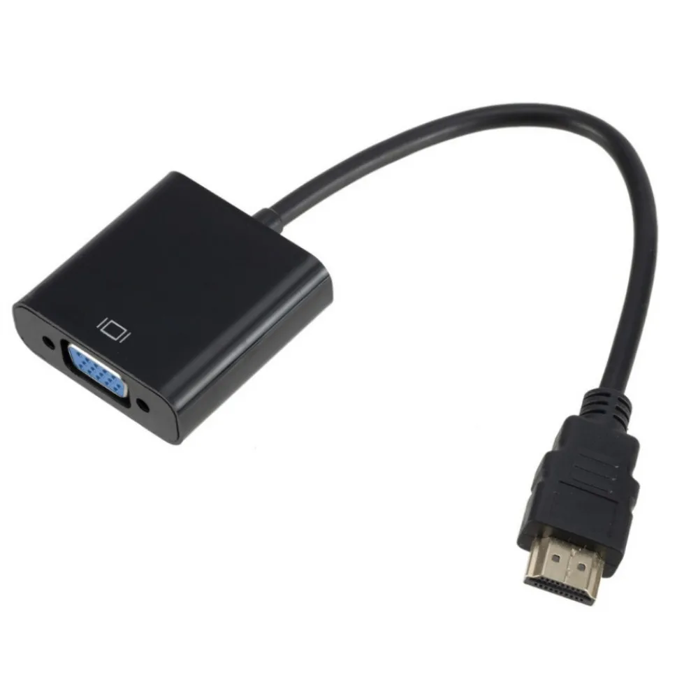 1080P HDMI-compatible to VGA Adapter Cable Digital to Analog Converter For Xbox