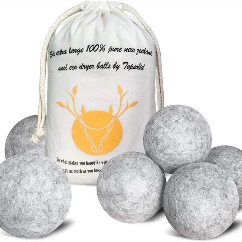 1 pc 7cm Wool Dryer Balls Reusable Softener Laundry Laundry Ball Home Washing Balls Wool Dryer Washing Machine accessories