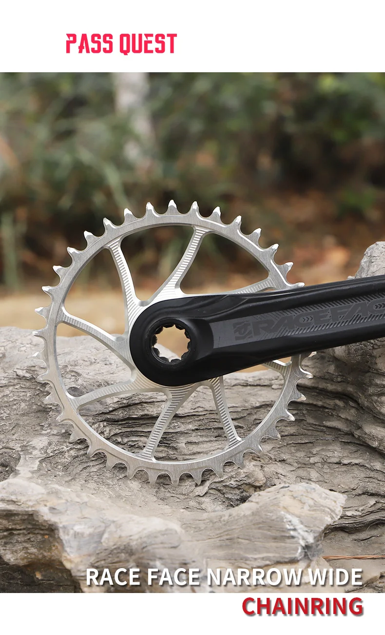 Bike Chainring Direct Wolf Tooth 34T Oval Chainring RaceFace