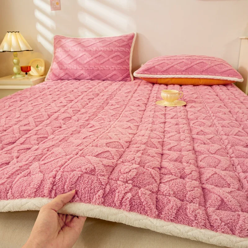 New Class A Padded Thickened Thermal Tafu Soft Mattress Household Mattress Bed Blanket Non-slip no pillowcase
