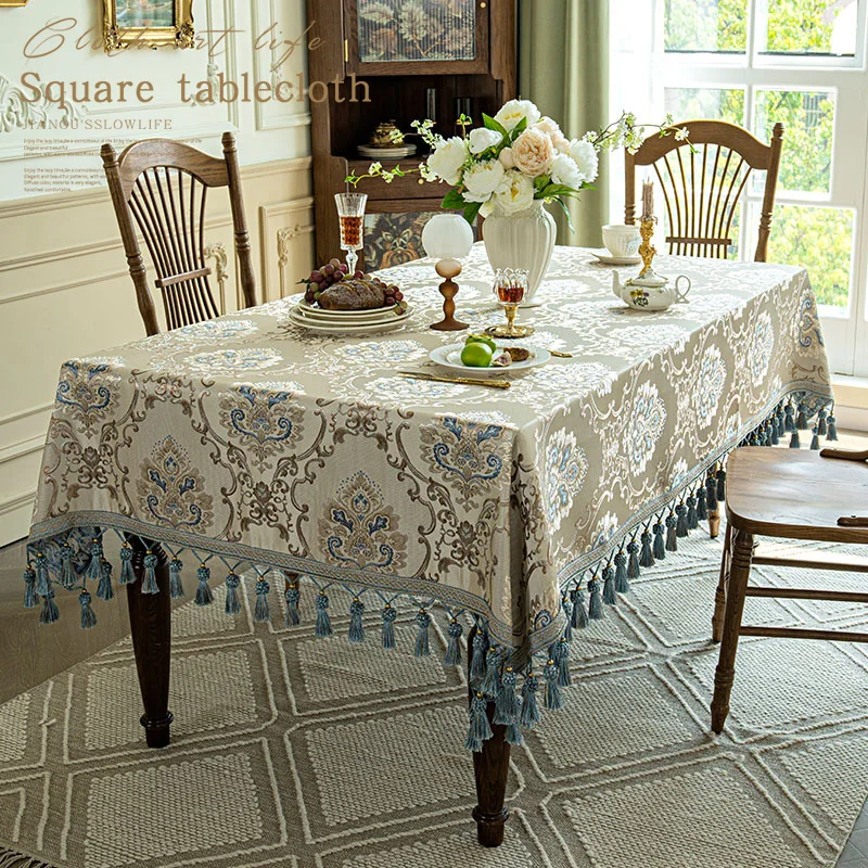 

Table cloth, rectangular tea table cloth, high-end luxury table cloth, high-end feeling table mat