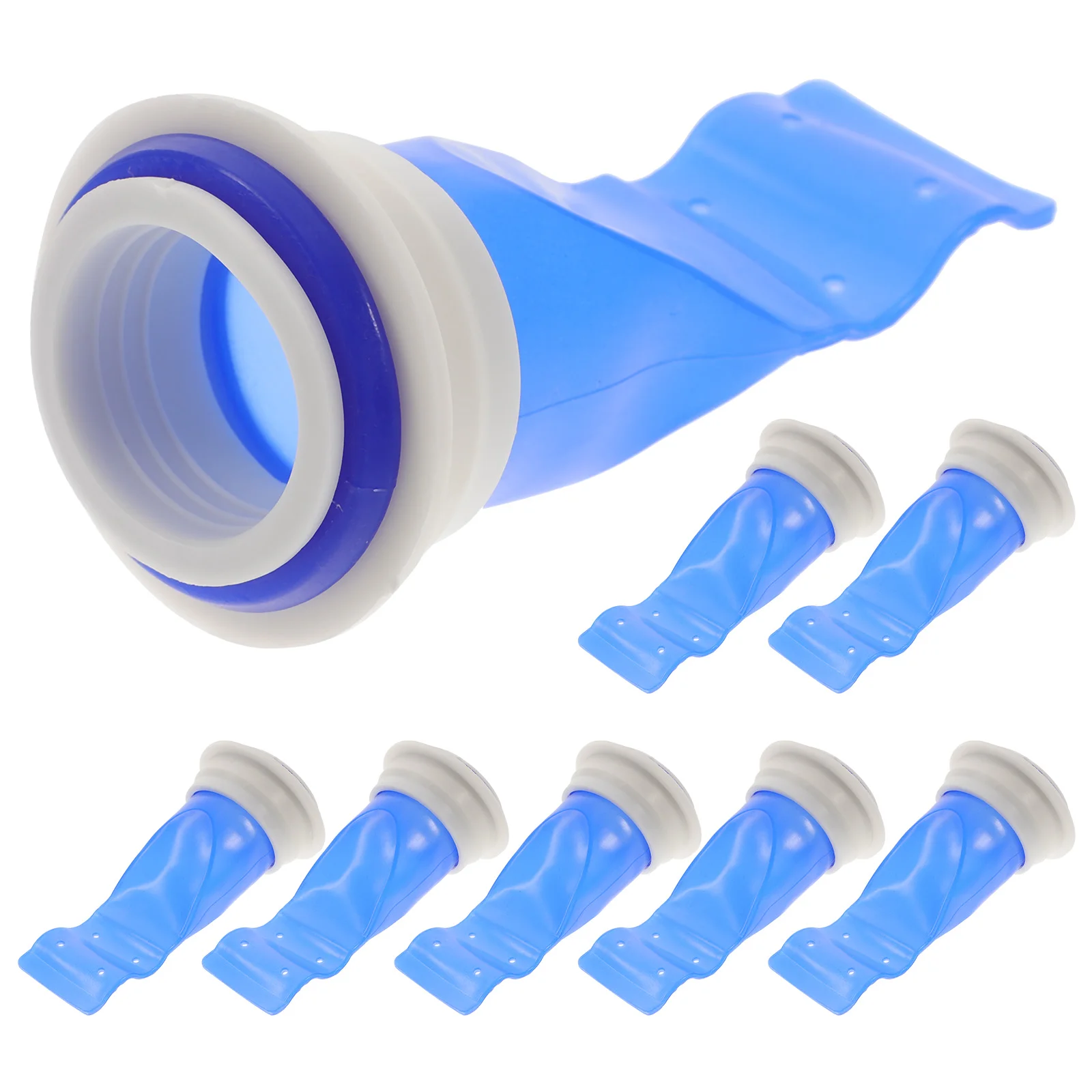 

10Pcs Silicone Sink Floor Drain Backflow Preventers Anti- Odor Sealing Plug Seal Core Sewer Tubes for Toilet Bathroom