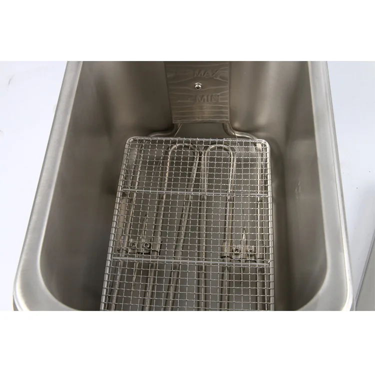 Stainless Steel 4L 6L 12L 26L Potato Chicken Chest Deep Fryer French Fries