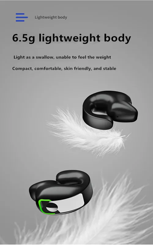 Wireless Bluetooth Earbuds - TWS Bass Headphones with Mic for Sports  Business