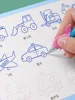 Preschool Fine Motor Skills Grooved Doodle & Drawing Book for Kids Tracing Handwriting Practice Pad for Kindergarten Large Class 3