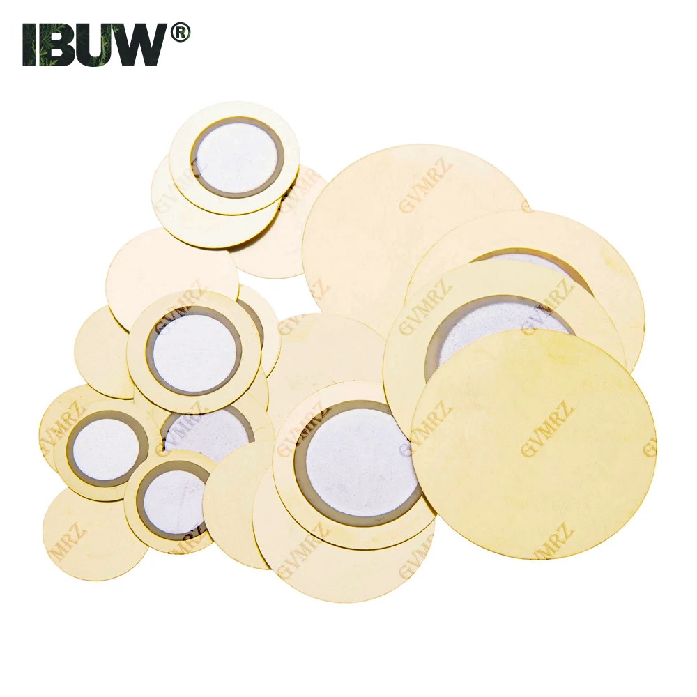 Assorted Piezo Buzzer Discs for DIY Electronics & Repairs