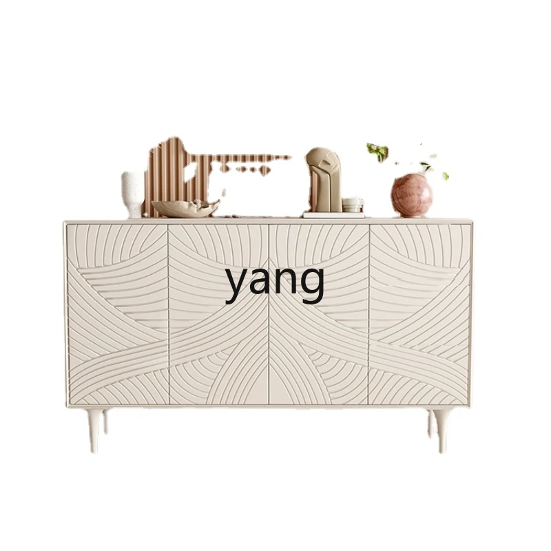 

Yjq Affordable Luxury Style Shoe Cabinet Door Hallway and Living Room Decorations Dining Side Partition Modern Minimalist Locker
