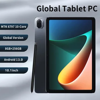New 5G original Pad 8GB RAM 256GB ROM 10.1 Inch Android 13 Tablets Ten Core Google Play 4G Phone Call WiFi Tablet PC 8000mAh 1
