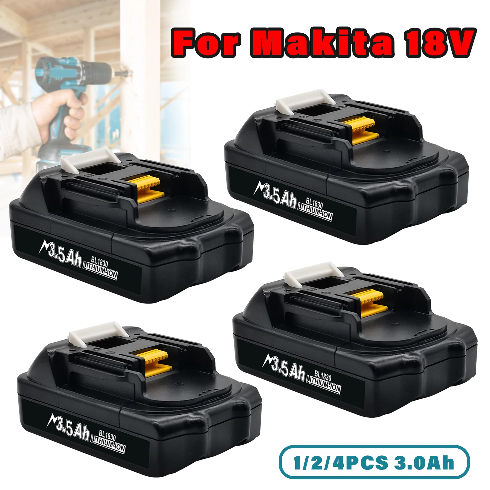 For Makita 18V Li-ion Battery To Replace for Makita G series
