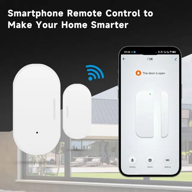 Tuya Zigbee 3.0 Z2MQTT Door Sensor Window Detectors Magnetic Sensor Smart Home Security Protection Remote Monitor Home Assistant 2
