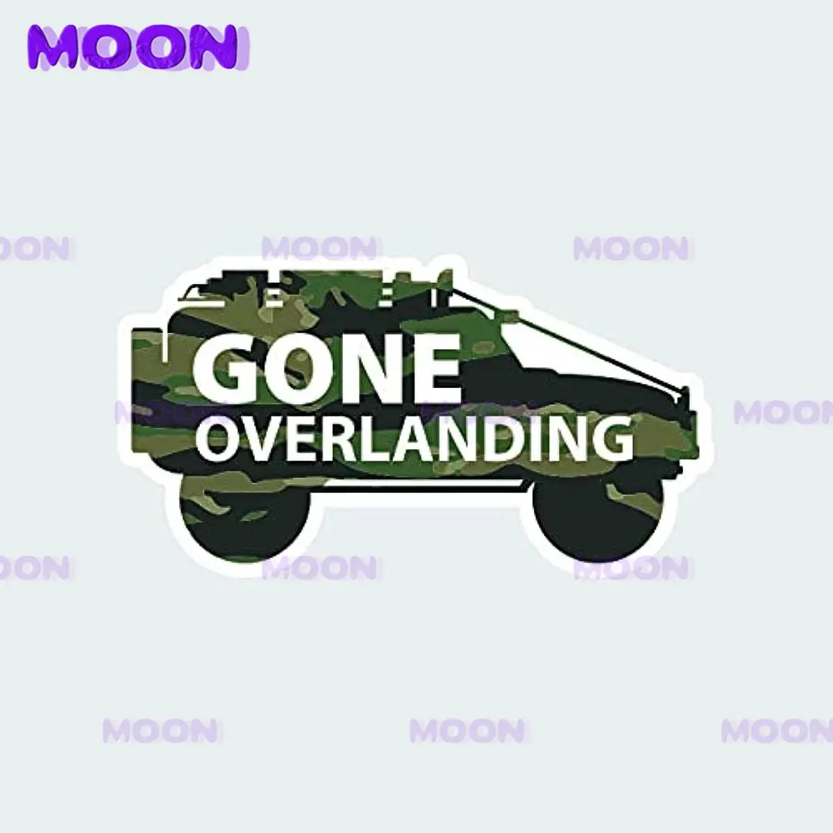Camouflage Gone Overlanding Sticker Decalcomania Autoadesiva Off Road Exploration Adesivo Personalizzato Per Paraurti Per Finestrino Dell'Auto