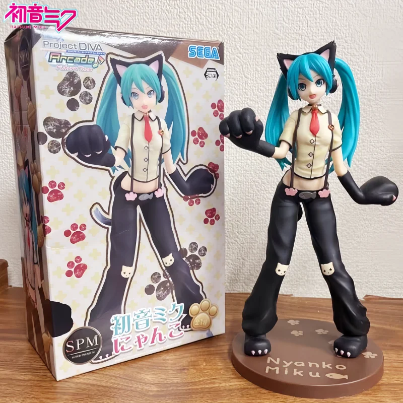 Hatsune Miku Cat Version PVC Figure - Collectible Desktop Decoration Gift