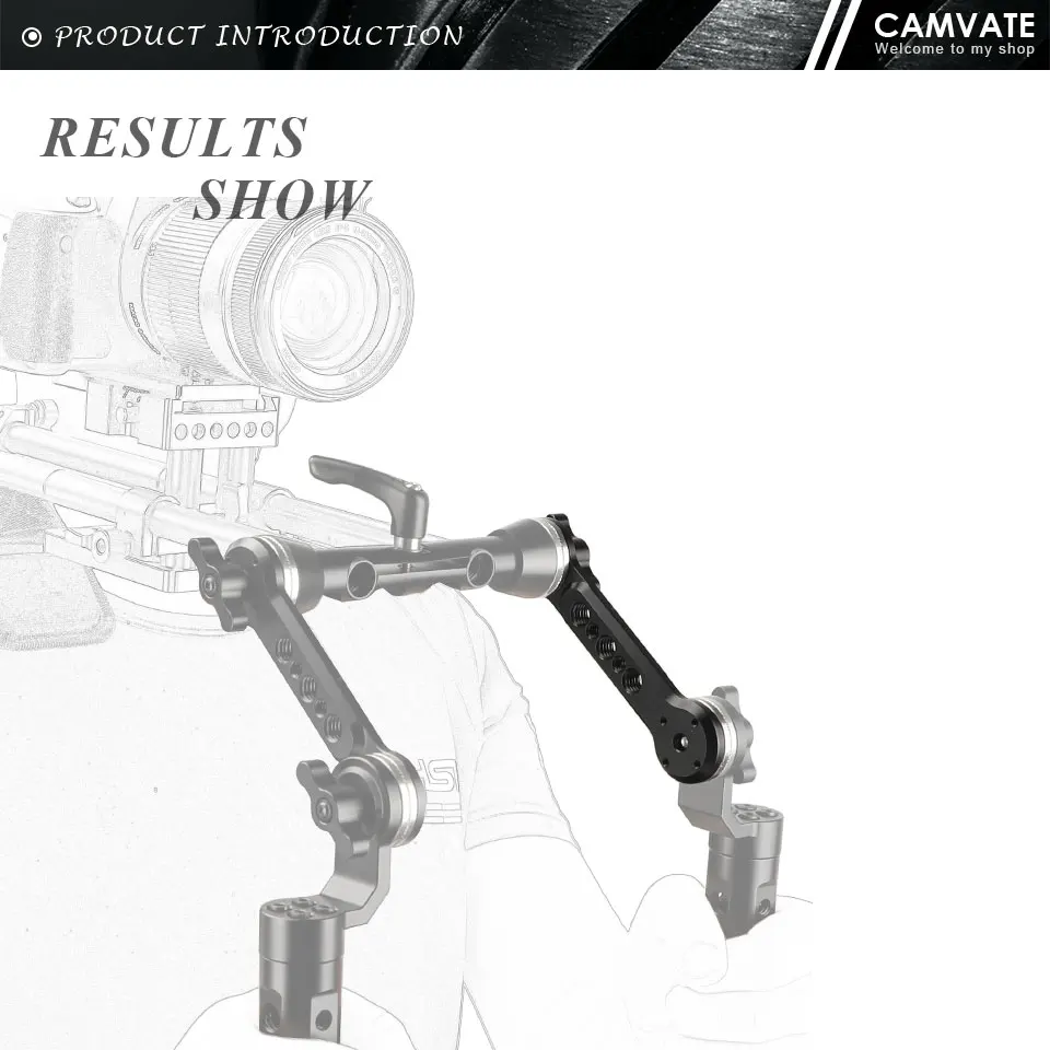 ARRI Rosette Extension Arm With Double-ended M6 Thread (Non-stretch) For DSLR Ca