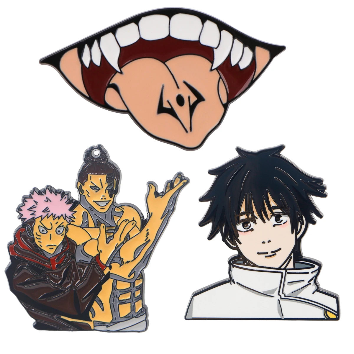 Эмалированные булавки для манги, металлический рюкзак, шляпа, сумка, воротник, лацкан, значок, ювелирные изделия, аксессуары для косплея, аниме поклонники, подарок