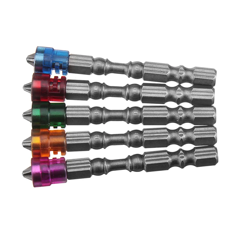 Magnetic Screwdriver Bit Drill Cross-head PH2 1/4 Inch Hex Shank 5Pcs Drywall Electric Set magnetic screwdriver set screwdriver set magnetic screwdriver bits magnetic screwdriver bit set screwdriver bit