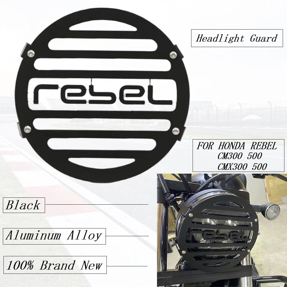 honda rebel headlight cover