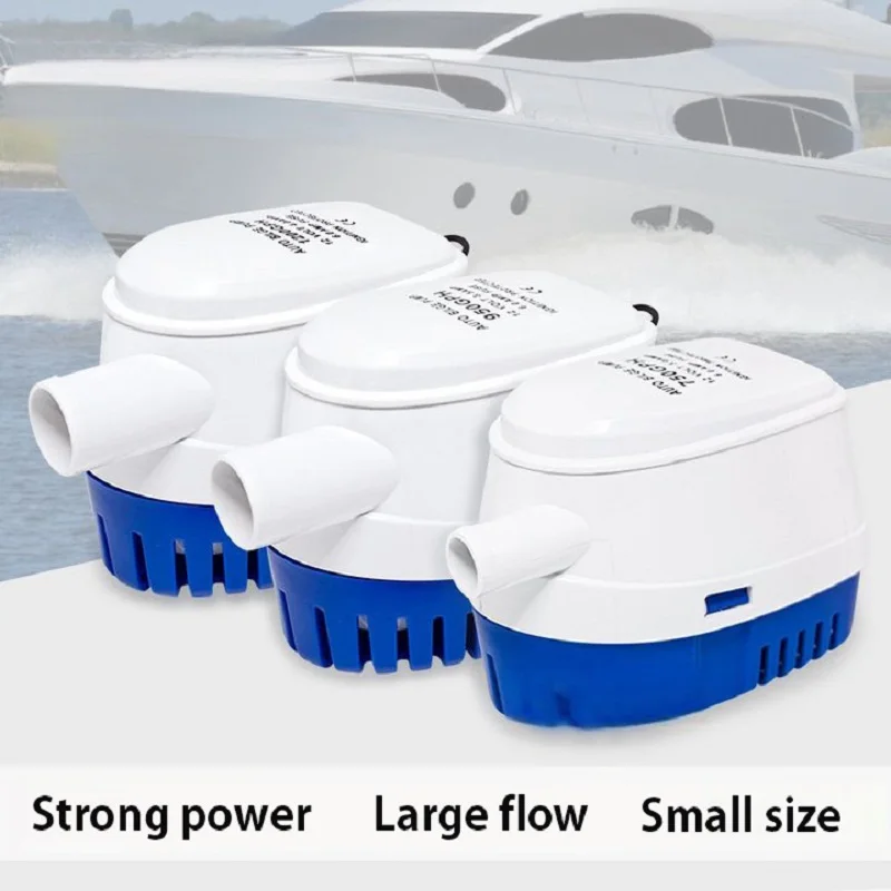 Automatic Boat Marine Water Pump 12V Bilge Pump 1100GPH Submersible Yacht Boat Motor Seaplane Houseboat