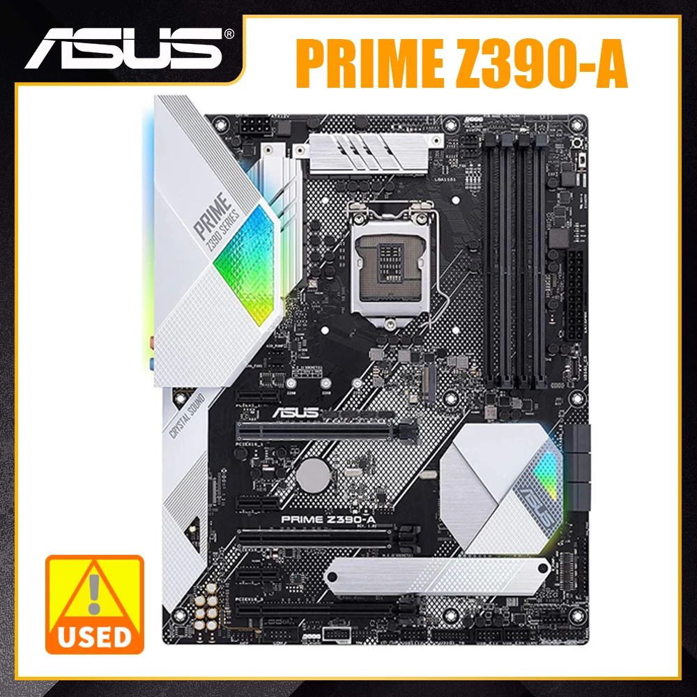 Lga 1151 Motherboard Asus Prime Z390a 4xddr4 Intel Z390 64gb Pcie 3.0