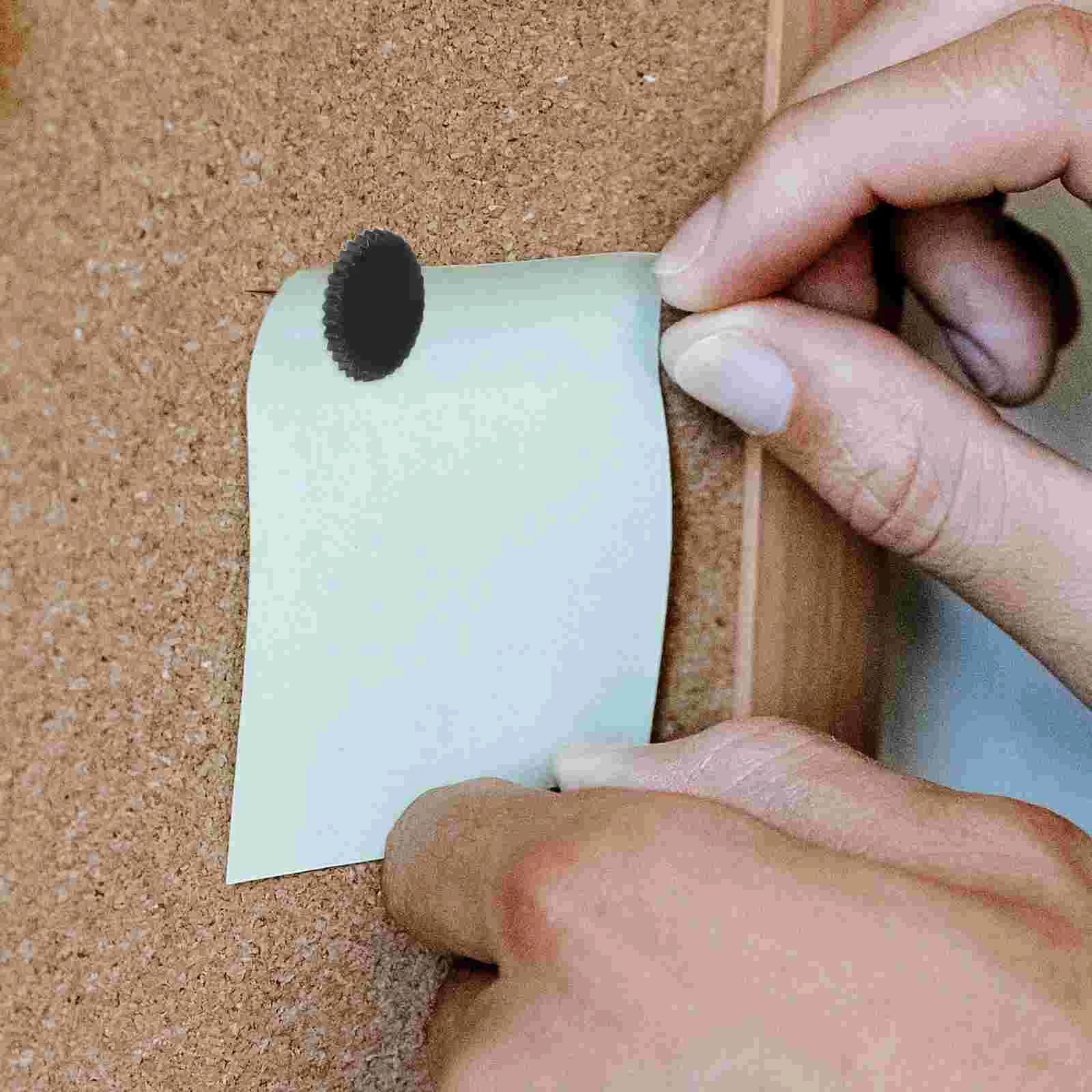 사무실 투명 기어 플라스틱 압정 압정, 사진 그리기, 장식 푸시 핀, 100 개