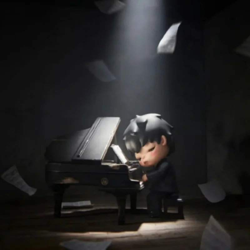 Genuine Hirono Pianist Ver Figure Hirono Blind Box Action