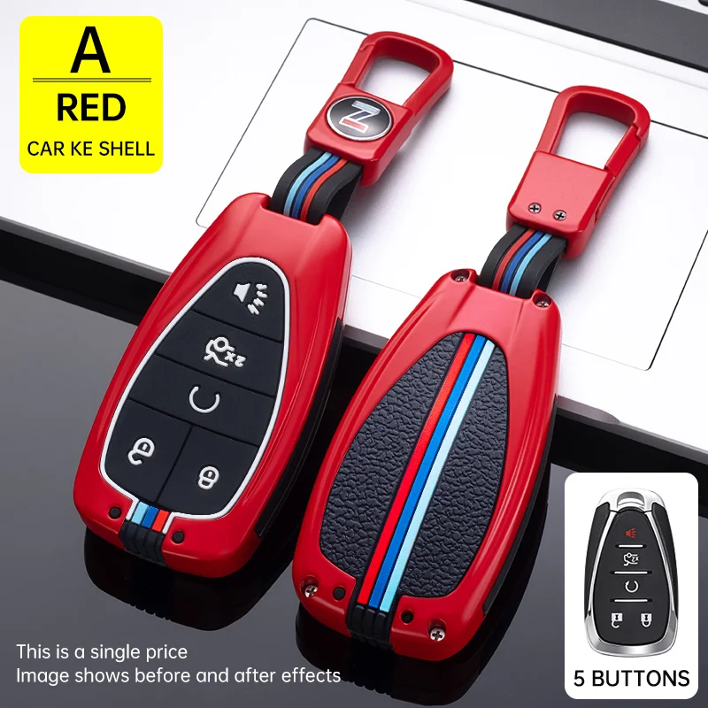 Custodia in lega di zinco custodia protettiva per chiave in Silicone per Chevrolet Malibu Equinox Cruze Camaro 2016 2017 2018 2019 accessori - Sadf94b1eefee412280156f769984b0d1z