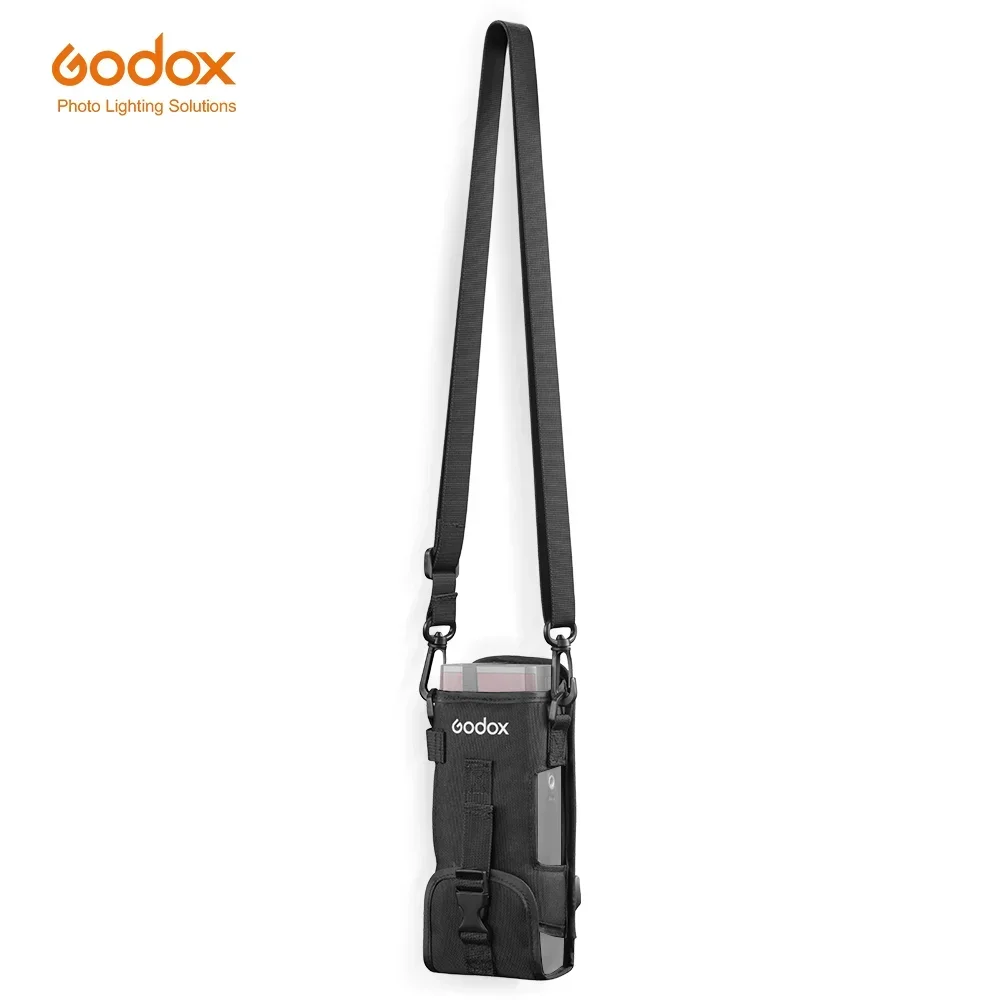 Flash Protective Case 1/2PCS Godox CB-57 Portable Carry Bag with Adjustable Shoulder Strap for Godox AD200/ AD200Pro Flash