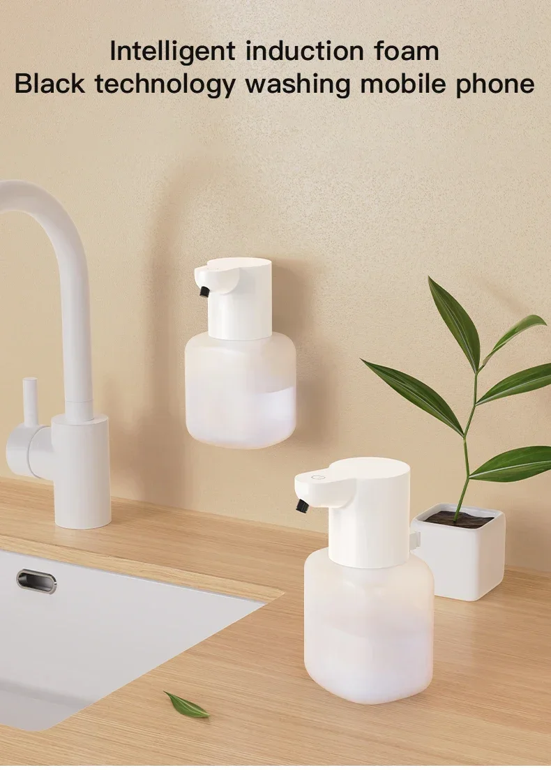 Description Picture 2 of itemP6 Automatic Inductive Soap Dispenser Foam Washing Phone Smart Hand Washing Soap Dispenser Alcohol Spray Dispenser Washing