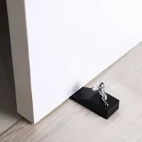 Cast Iron Door Stopper, Cute Little Man Door Stop Decorative People Doorstop Door Wedge Door Block, Stop Your Bedroom Home Door 2