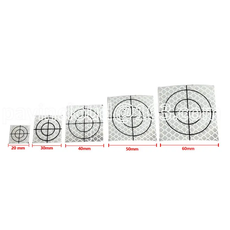 

100 шт. Новый отражатель 20x20 30x30 40x40 50x50 60x60