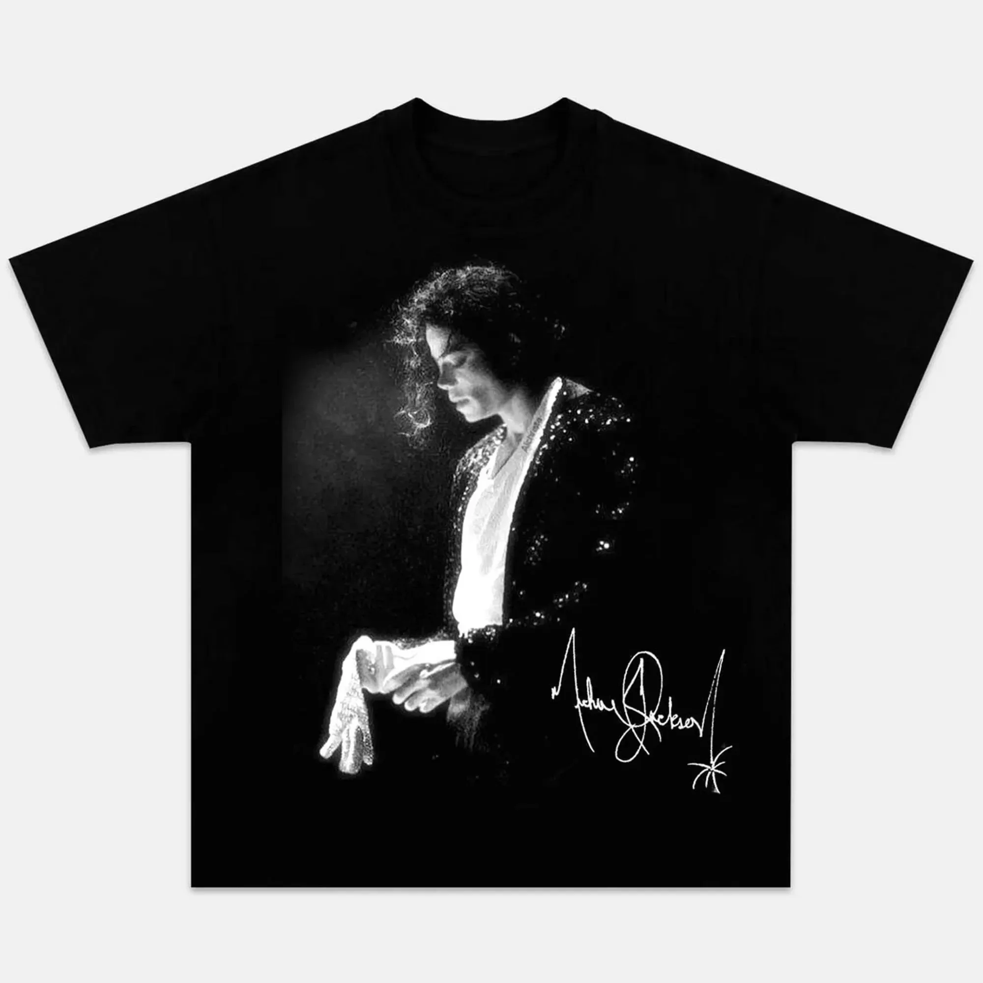 Hot Sale Salute To Michael Jackson Graphic Print T-Shirt Women Men Cotton Casual Streetwear Fashion Oversized Top Summer New Tee 1