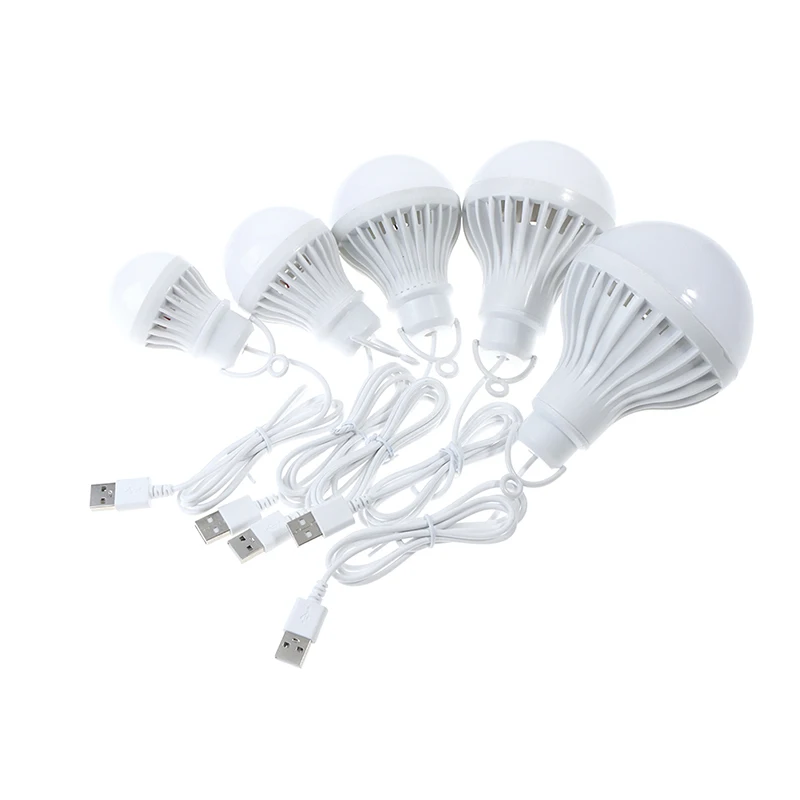 LED 랜턴 휴대용 캠핑 램프 미니 전구 USB 전원 3W 5W 7W 9W 12W
