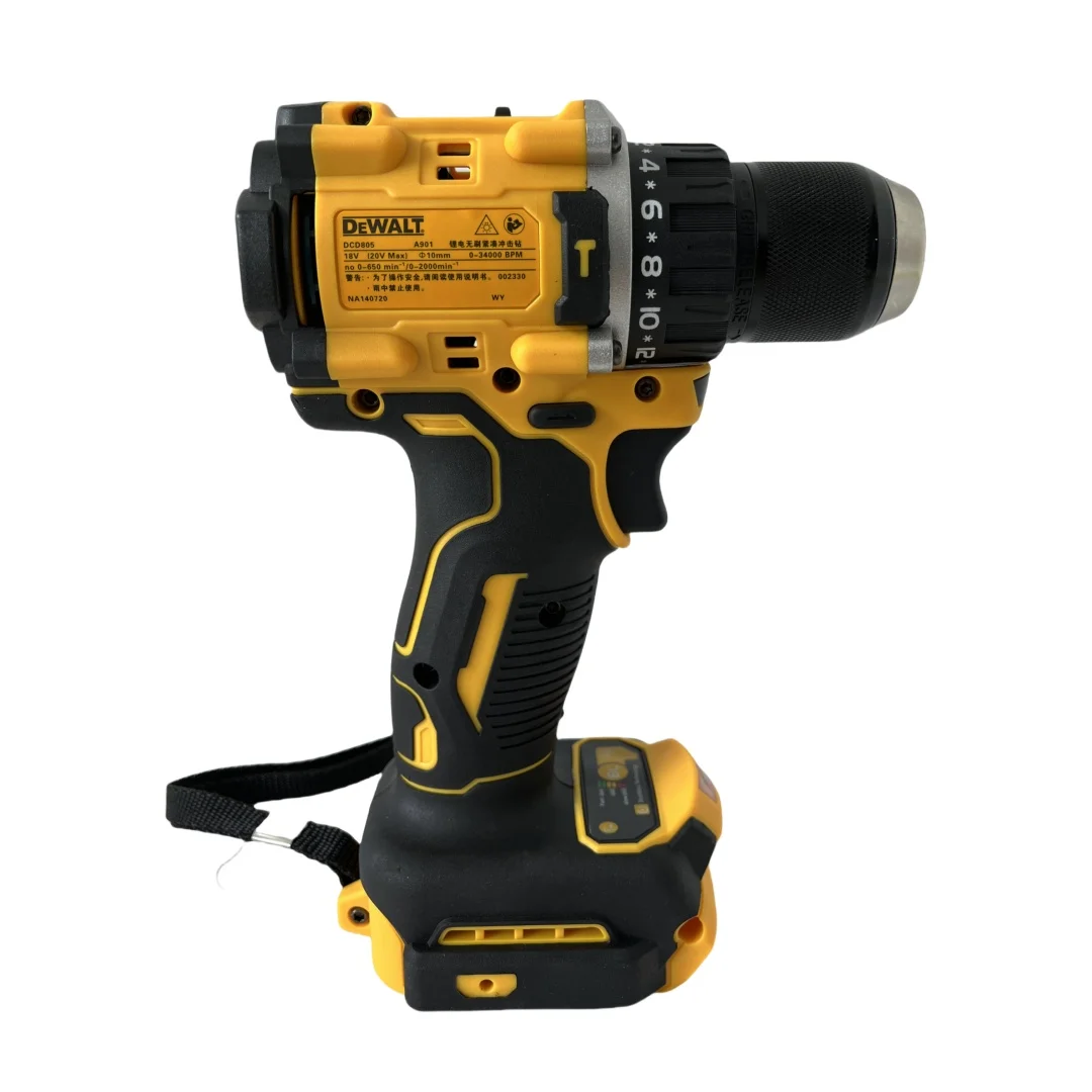DEWALT DCD805 Cordless Hammer Drill Driver Bare Tool 20V MAX Brushless 1/2 in Rechargeable Power Tools Impact Drill DCD805 3